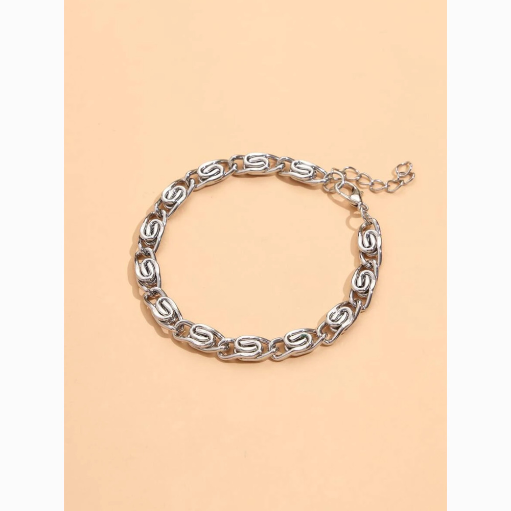 Silver Chain Snake Dainty Bracelet